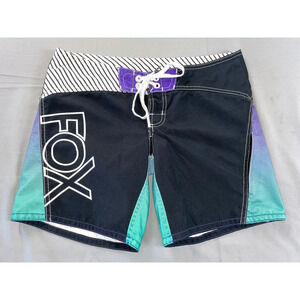 Fox Lightweight Board Shorts w/ Zip Cargo Pocket. Juniors/Women's Size 1, EUC!!